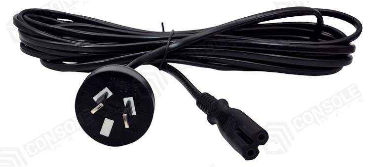 Long Figure-8 Power Lead 5m | AU 2-Pin Mains to IEC C7