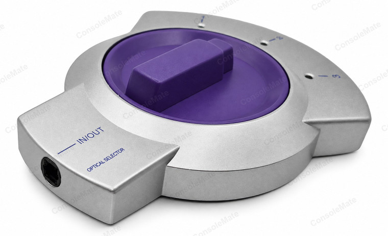 3 Way Toslink Optical Audio Switch | 3 In 1 Out Manual Selector | Bi-Directional – product photo