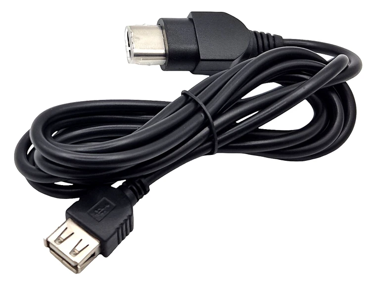 USB Adapter Cable for the Original Xbox | 1.8m Female USB-A Socket