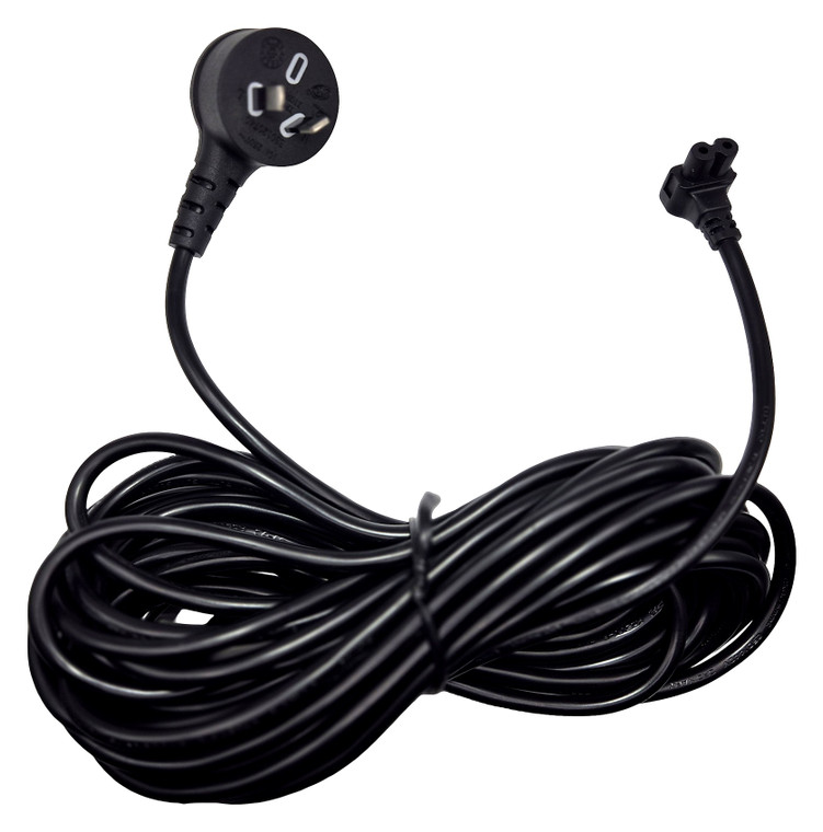 Right-Angle Figure-8 Power Lead 10m | AU 2-Pin Mains to IEC C7