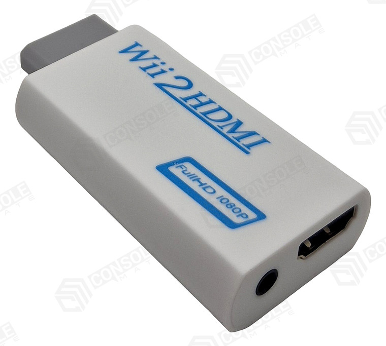 HDMI Adapter for Nintendo Wii - 1080p Converter with 3.5mm Audio Out