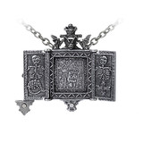 Balkan Triptych Icon Locket - Alchemy of England Balkan Triptych Icon Locket - Alchemy of England