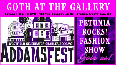 Petunia Rocks Runway Show Collaboration with Addams Fest