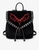 Midnight Red Bat Backpack - Red