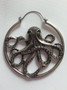  Octopus earrings - plug hoops