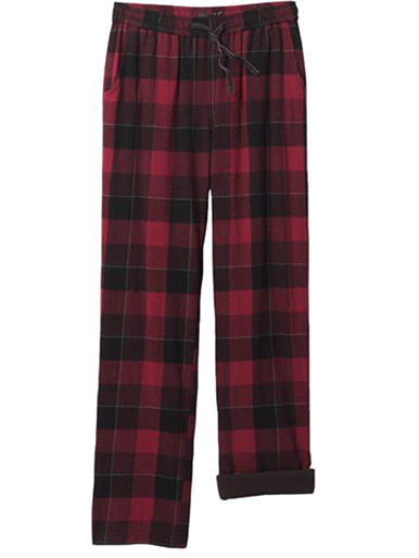Organic Thermal Lined Girls Pajama Pants
