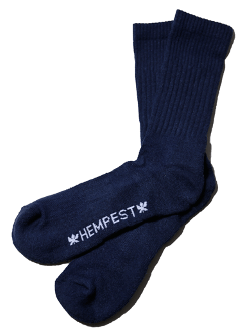 Hempest Men's Hiker Socks -(Navy)