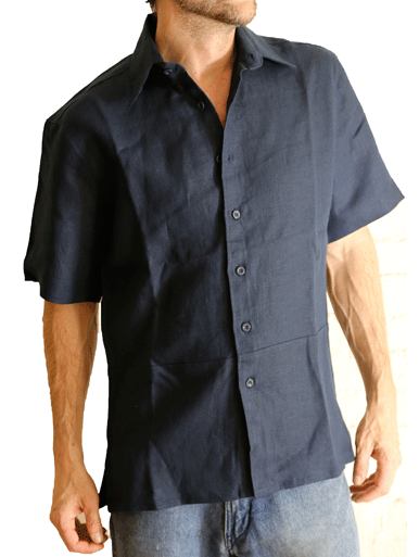 Hempest 100% Hemp Short Sleeve Button Down - Hempest