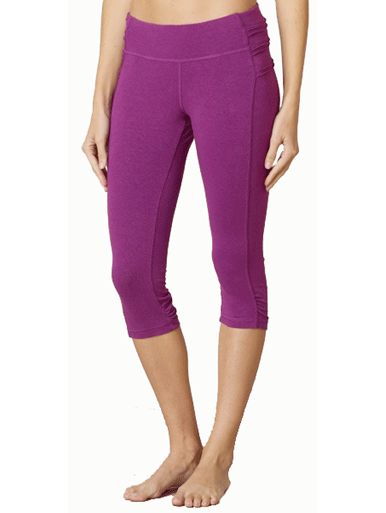 Women's Capri Leggings/ Stretchy Hemp and Organic Cotton -  Canada