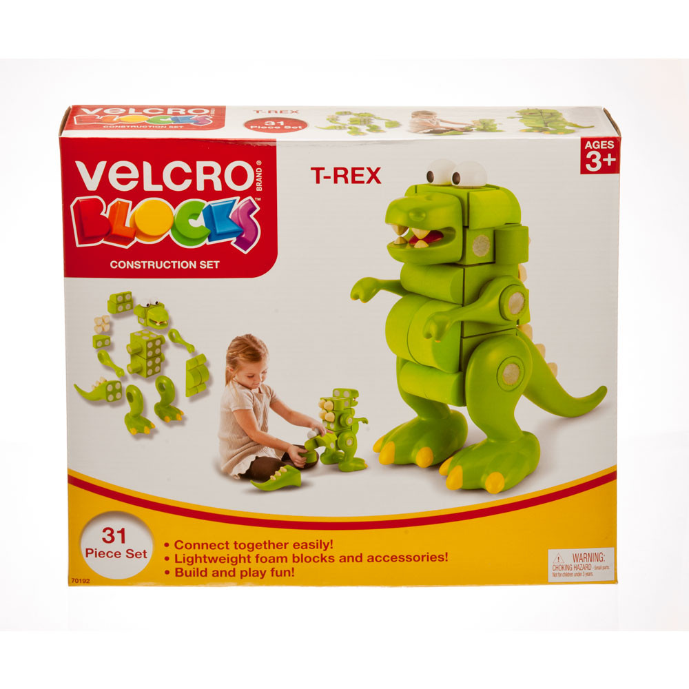 velcro blocks dinosaur