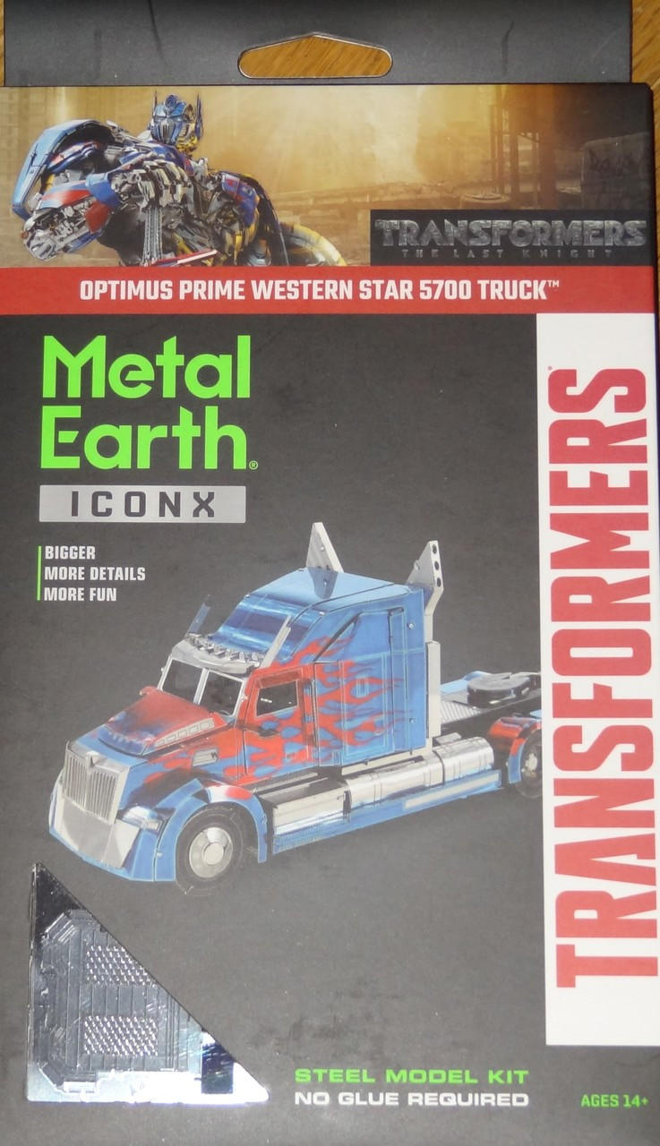 Optimus Prime Transformers Metal Earth