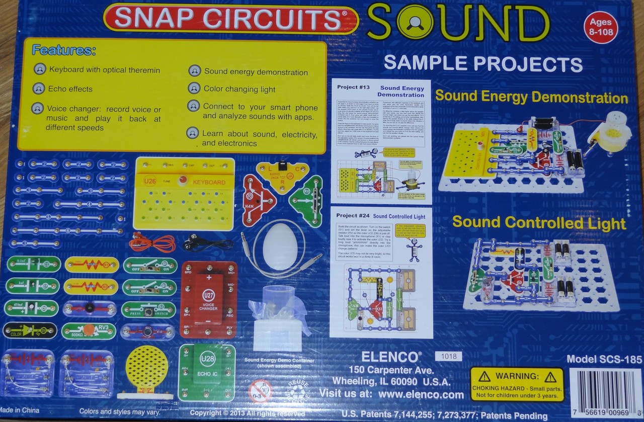 snap circuits sound