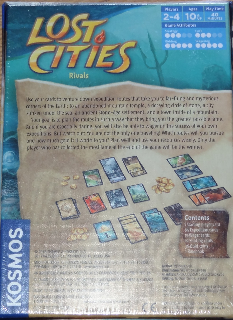 Lost Cities Rivals Game Corner Pockets