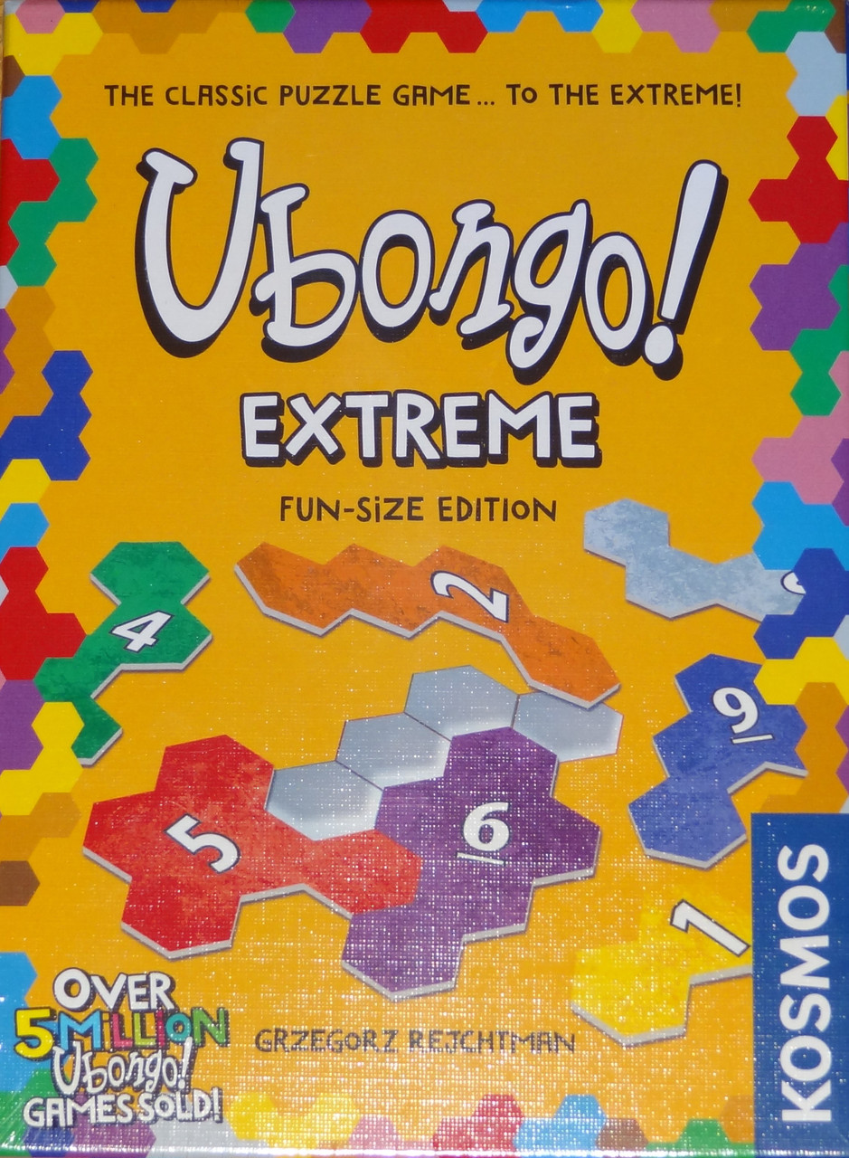 Ubongo Extreme Fun-Size Geometric Puzzle Game - Corner Pockets