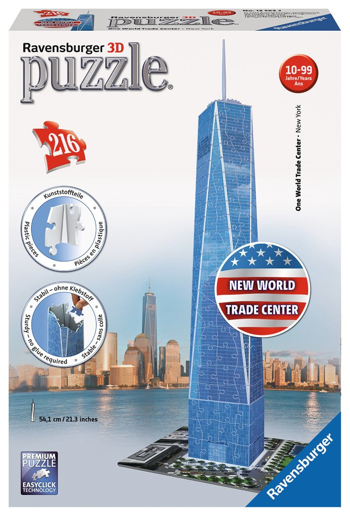 One World Trade Center 3D Puzzle - Corner Pockets