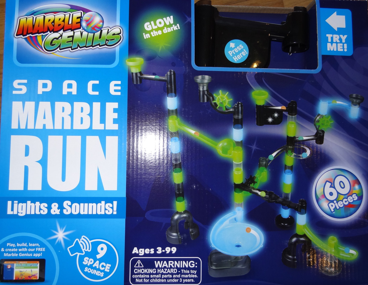 space marble run