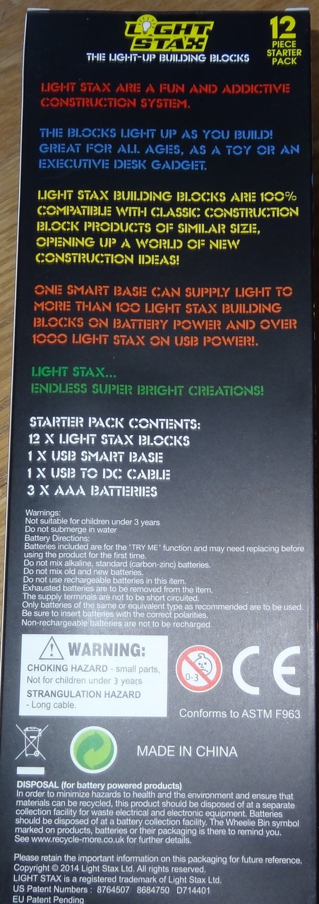 Light Stax Starter Set 12 Up Block - Corner Pockets