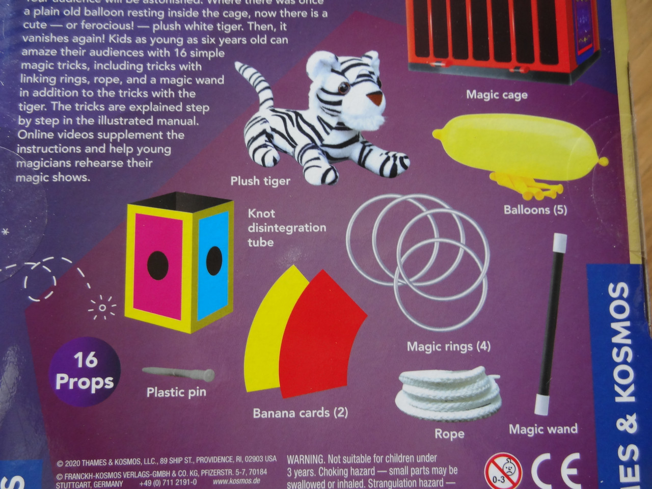 The Amazing Vanishing Tiger Magic - Corner Pockets