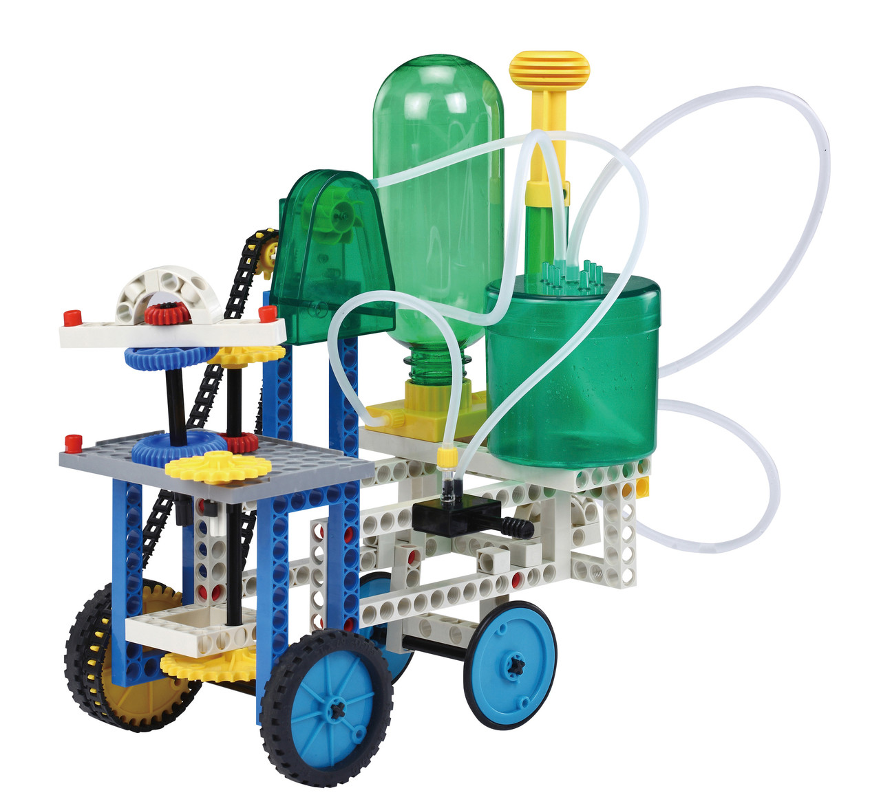 Water Thames Kosmos Air Powered By Air Water Power Science Engineering Kit Build 15 Pneumatic Hydraulic Models 48 Page Full Color Experiment Manual Learning Education Science Kits Toys