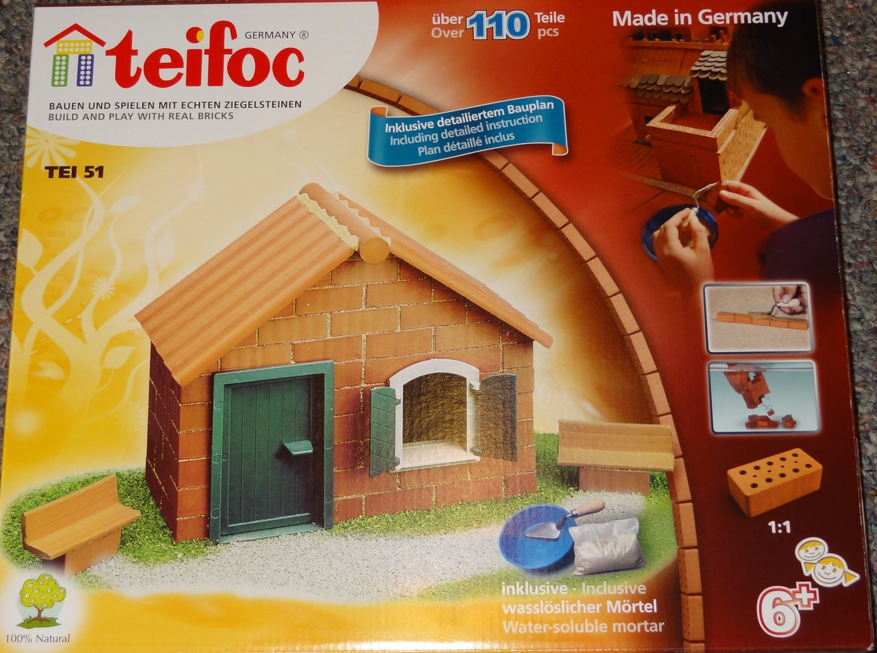 teifoc small house brick construction set