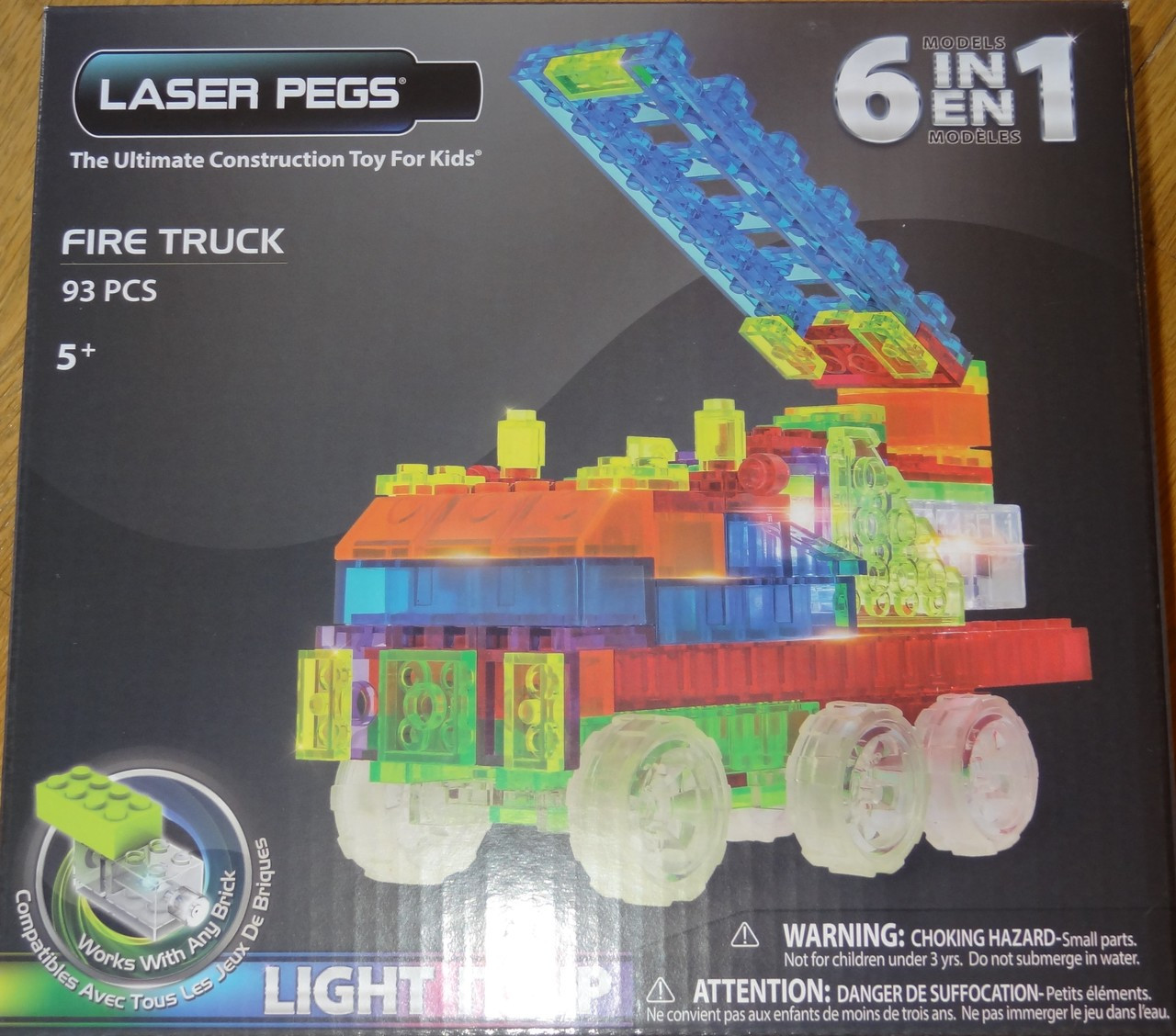 laser pegs fire truck