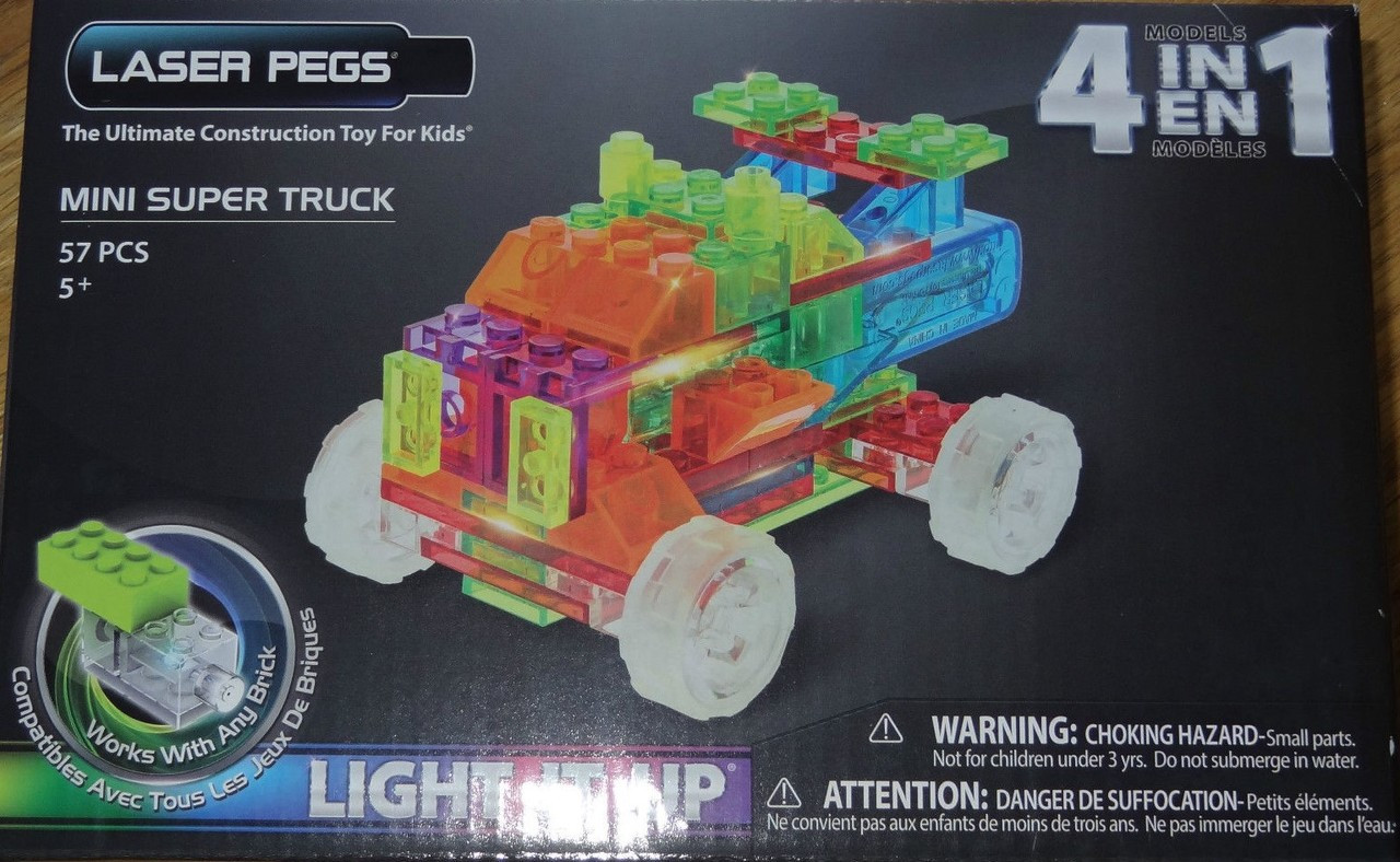 laser pegs truck