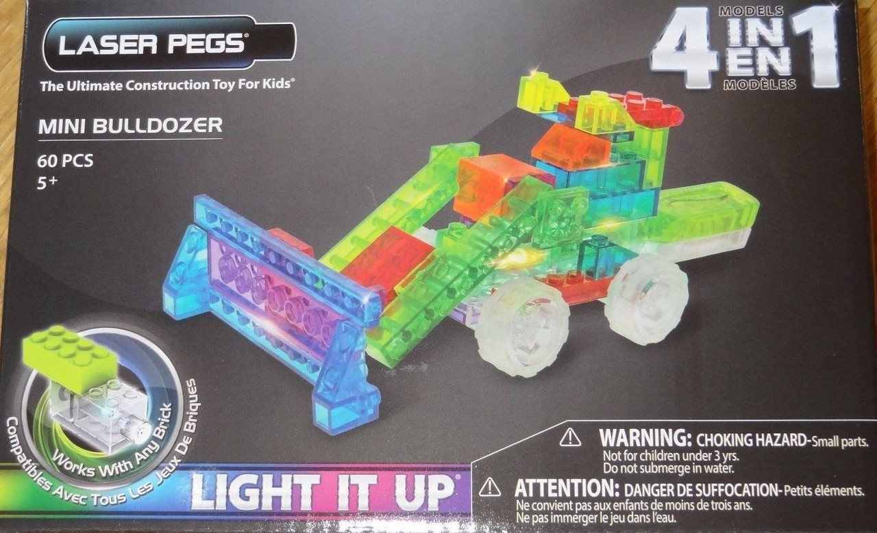 laser pegs bulldozer