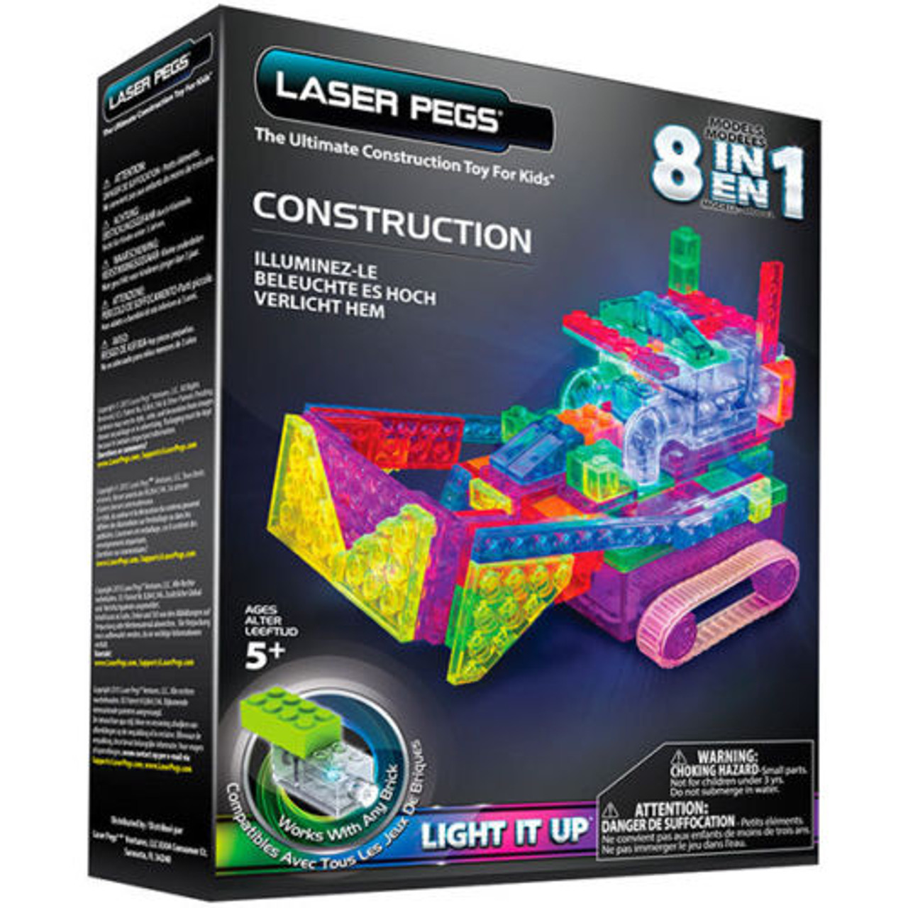 laser pegs construction