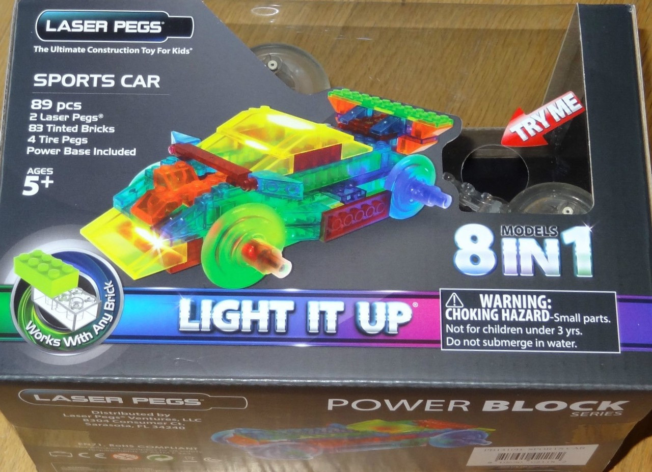 laser pegs car