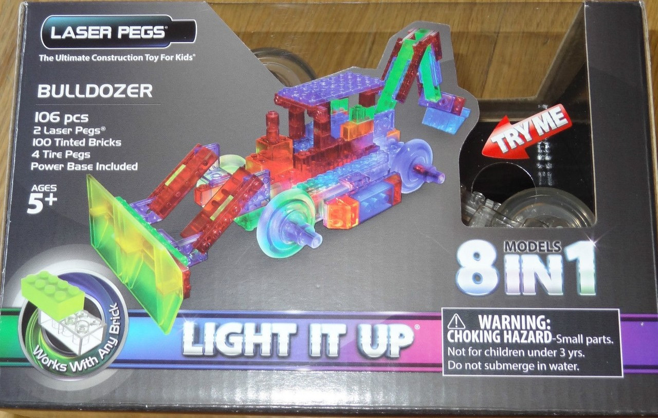 laser pegs bulldozer