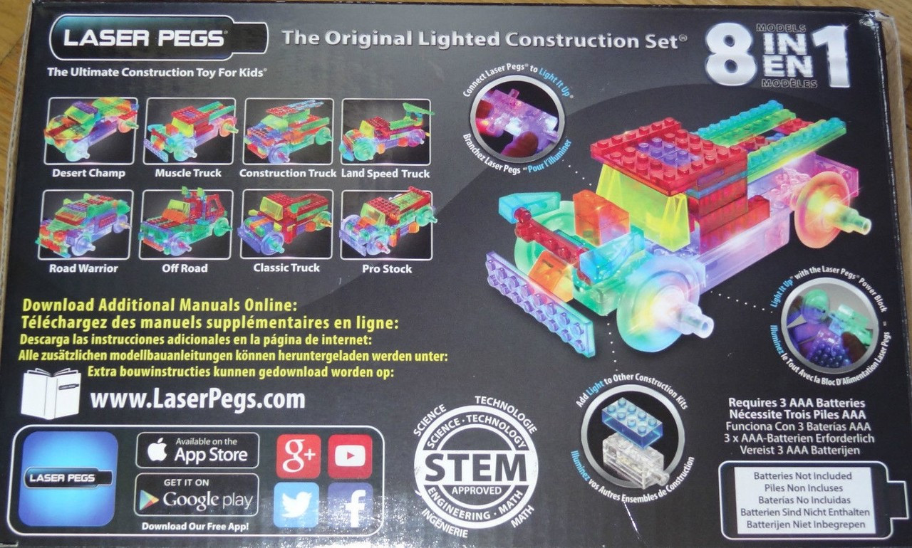 Off Road Power Block Laser Pegs Corner Pockets