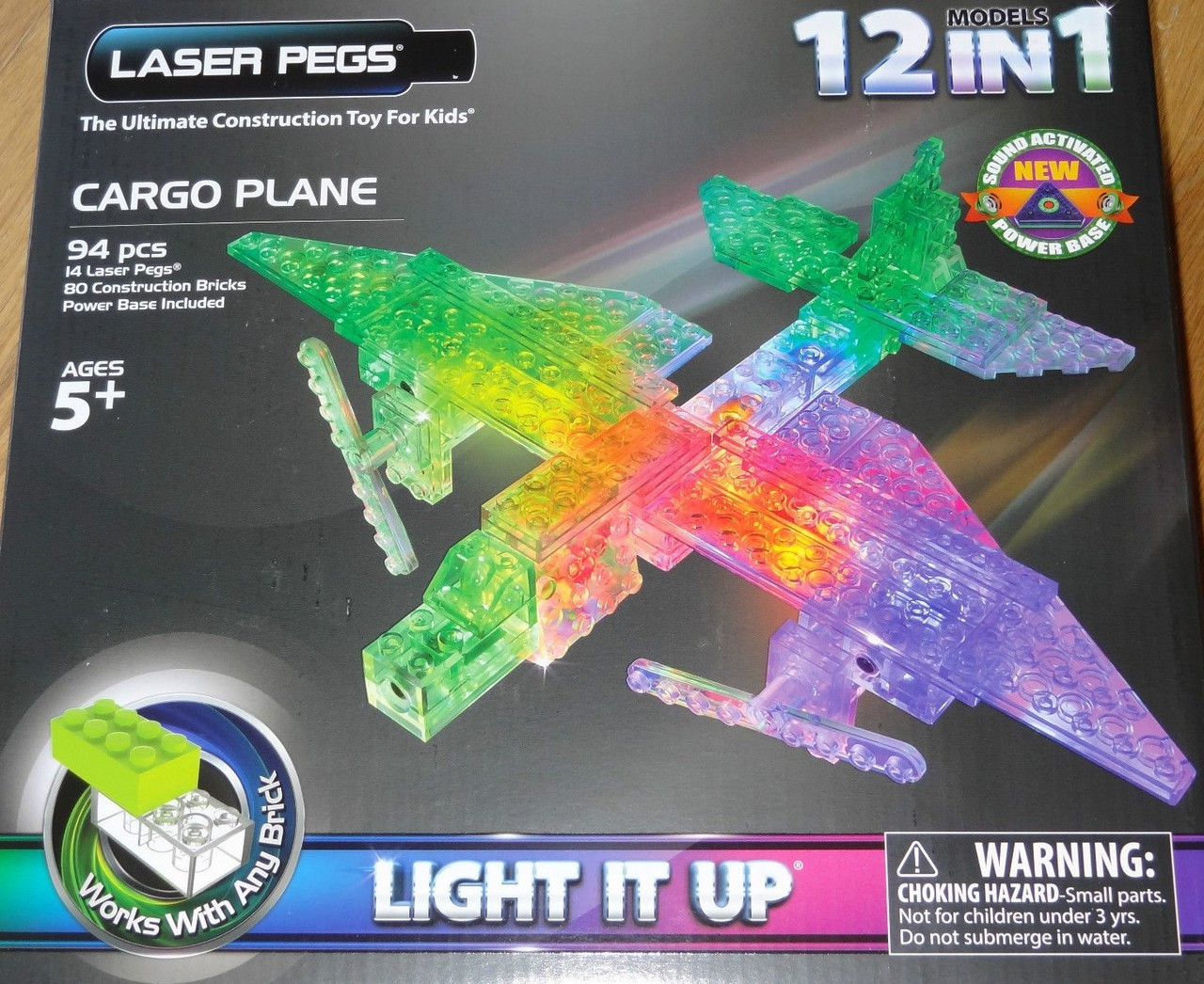 laser pegs plane