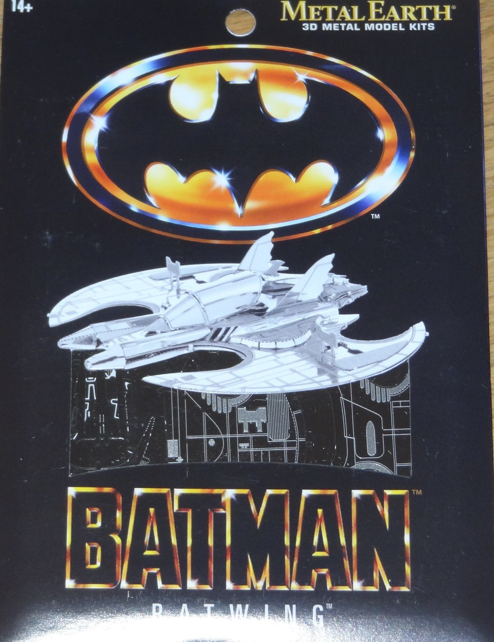 Batman 1989 Batwing Fascinations Metal Earth 3D Laser Cut Steel Model Kit 