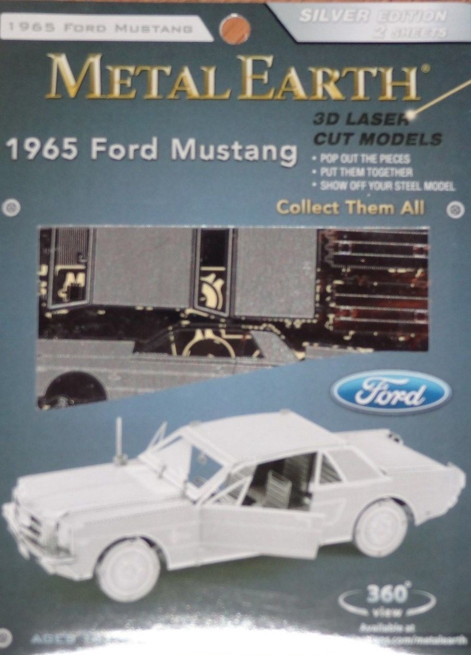 metal earth 1965 ford mustang