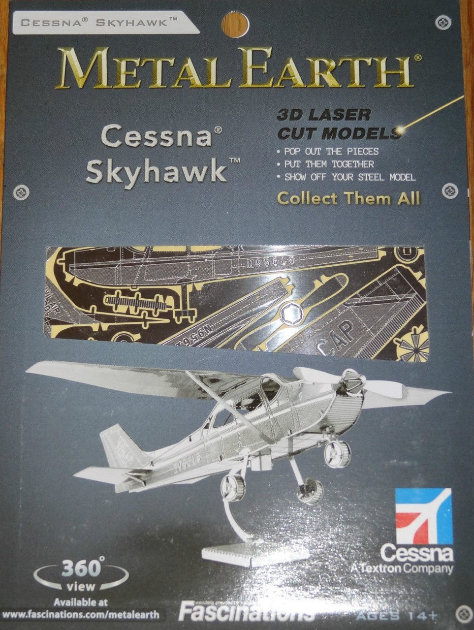 metal earth cessna 172