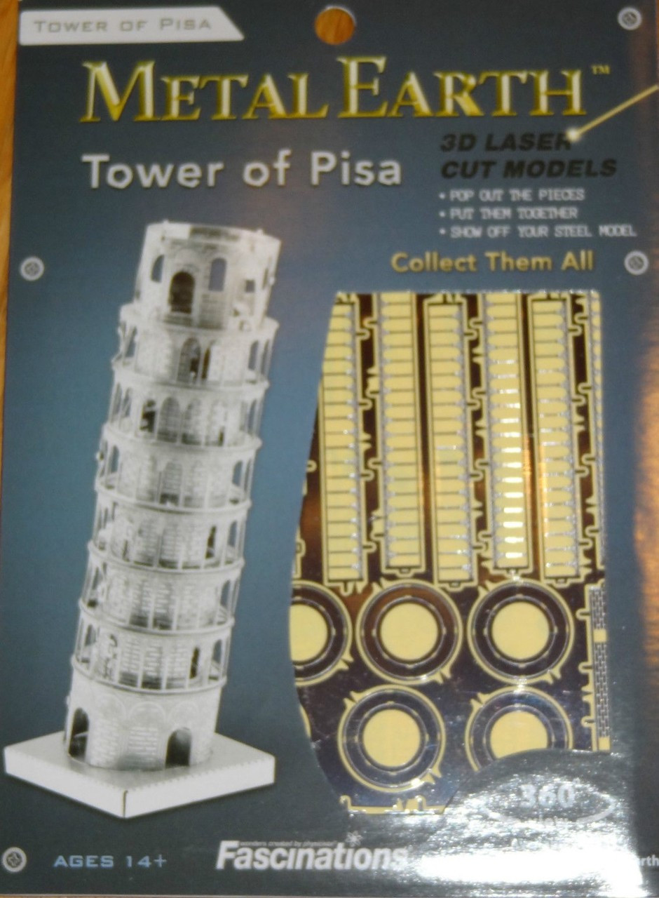 Metal Sculpture Kit Metal Earth Tower of Pisa 