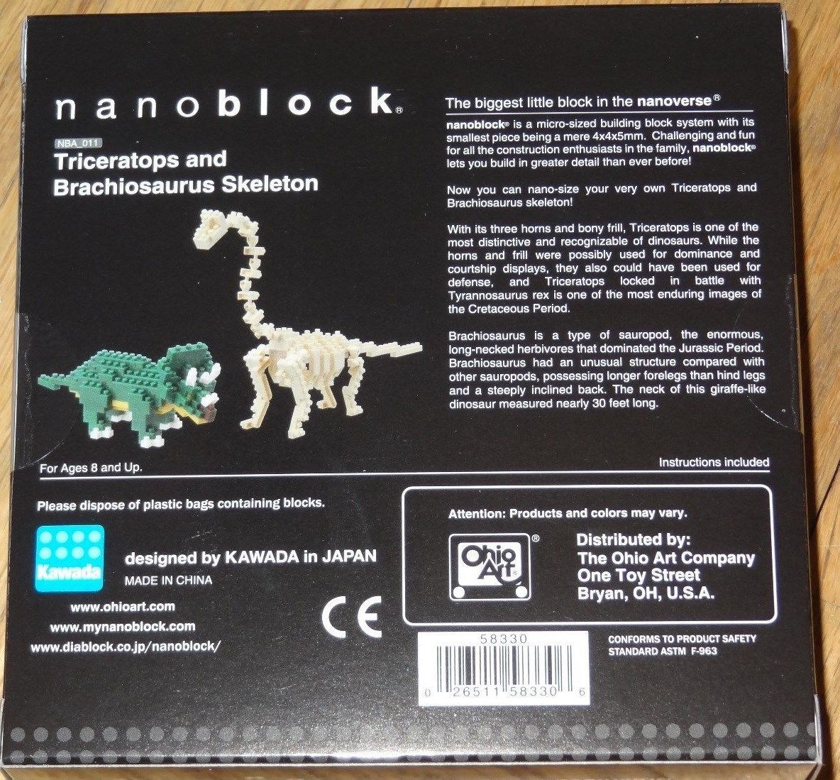 nanoblock brachiosaurus