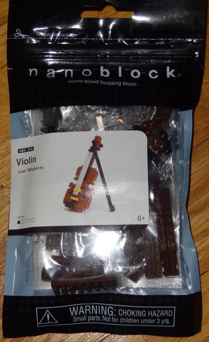 nanoblock violin