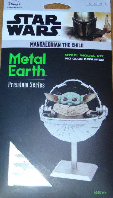 The Child Mandalorian Star Wars ICONX 3D Metal Model Kit 