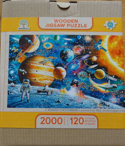 Space Odyssey XXL Wooden City Puzzle