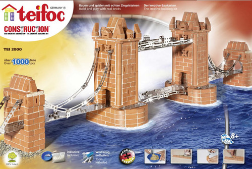 London Tower Bridge Teifoc Brick Building Kit