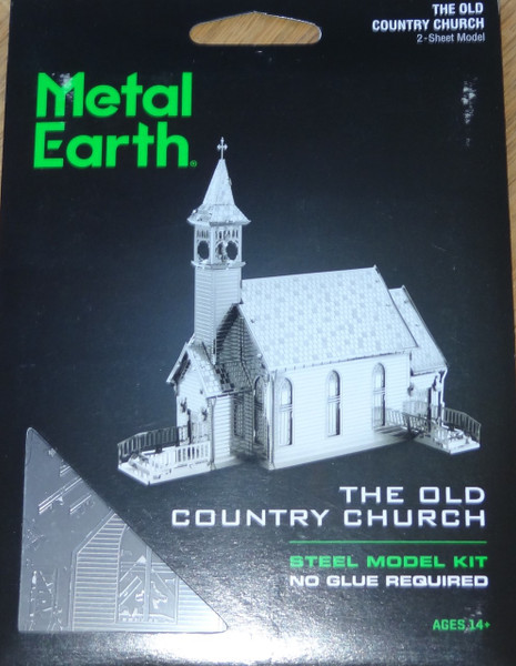 The Old Country Church Metal Earth 