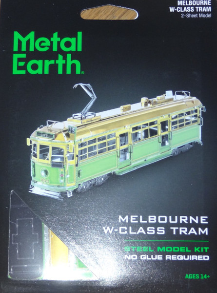 Melbourne W-Class Tram Metal Earth 