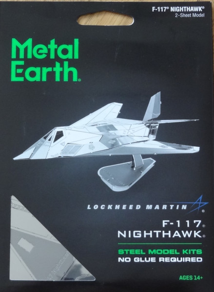 F-117 Nighthawk Airplane Metal Earth 