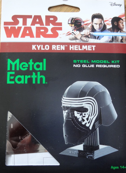 Kylo Ren Helmet Star Wars Metal Earth 