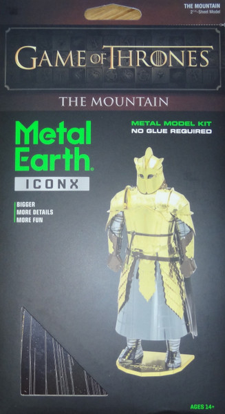 The Mountain Game of Thrones ICONX 3D Metal Model Kit 