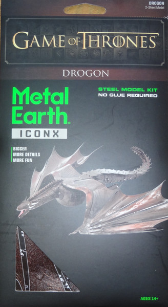 Drogon Game of Thrones ICONX 3D Metal Model Kit 