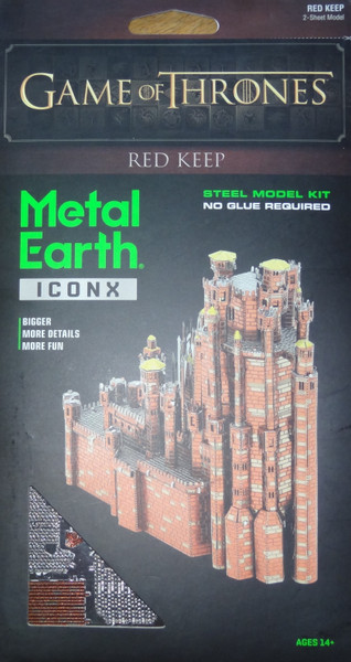 Red Keep Game of Thrones ICONX 3D Metal Model Kit 