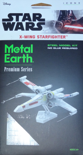 X Wing Starfighter Star Wars ICONX 3D Metal Model Kit 