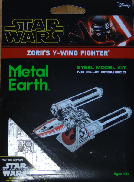Zorii's Y-Wing Fighter Star Star Wars Metal Earth 